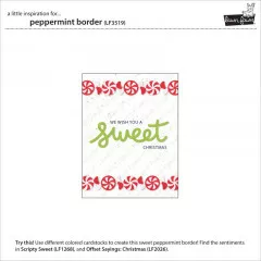 Lawn Cuts Custom Craft Dies - Peppermint Border