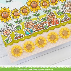 Lawn Cuts Custom Craft Dies - Sunflower Border