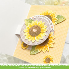 Lawn Cuts Custom Craft Dies - Sunny Sunflower