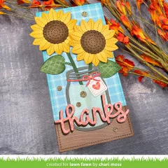 Lawn Cuts Custom Craft Dies - Sunny Sunflower