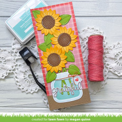 Lawn Cuts Custom Craft Dies - Sunny Sunflower