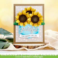 Lawn Cuts Custom Craft Dies - Sunny Sunflower