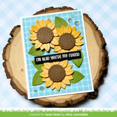 Lawn Cuts Custom Craft Dies - Sunny Sunflower