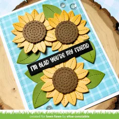 Lawn Cuts Custom Craft Dies - Sunny Sunflower