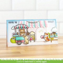 Lawn Fawn Coloring Stencils - Treat Cart