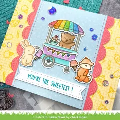 Lawn Fawn Coloring Stencils - Treat Cart