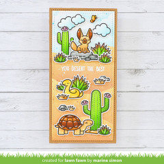 Lawn Fawn Coloring Stencils - Critters in the Desert