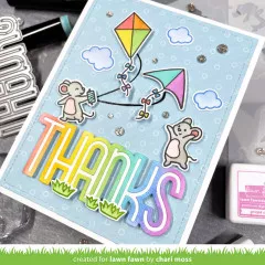 Lawn Fawn Coloring Stencils - Whoosh, Kites!