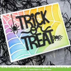 Lawn Clippings Stencils - Spiderweb Background