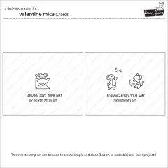 Clear Stamps - Valentine Mice