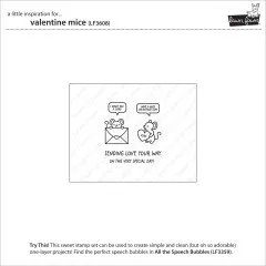 Clear Stamps - Valentine Mice