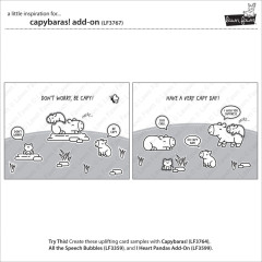 Clear Stamps - Capybaras! Add-On