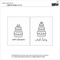 Clear Stamps - Cake It Easy