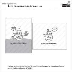 Clear Stamps - Keep on Swimming Add-On