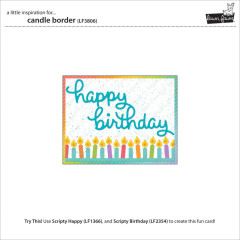Lawn Cuts Dies - Candle Border