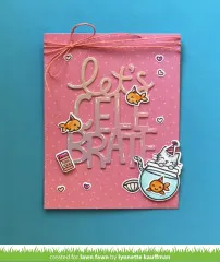 Lawn Cuts Dies - Giant Let's Celebrate