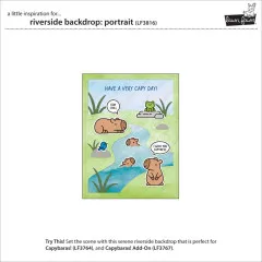 Lawn Cuts Dies - Riverside Backdrop Portrait