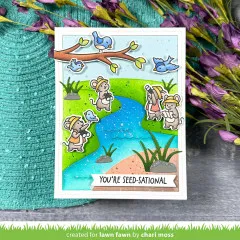 Lawn Cuts Dies - Riverside Backdrop Portrait