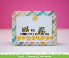 Lawn Cuts Dies - Fall Leaves Border