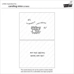 Clear Stamps - Caroling Mice
