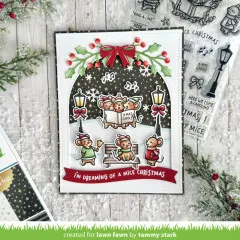 Clear Stamps - Caroling Mice