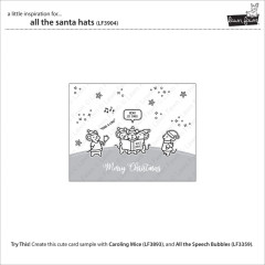 Clear Stamps - All The Santa Hats Clear