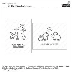 Clear Stamps - All The Santa Hats Clear