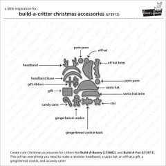 Lawn Cuts Dies - Build-A-Critter Christmas Accessories