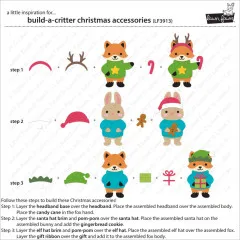 Lawn Cuts Dies - Build-A-Critter Christmas Accessories