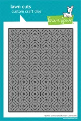 Lawn Cuts Dies - Quilted Diamond Backdrop
