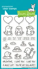 Clear Stamps - A Mole Lot Of Love