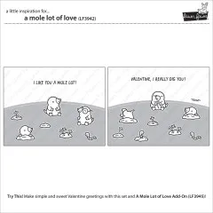 Clear Stamps - A Mole Lot Of Love