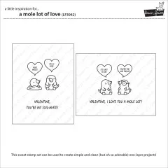 Clear Stamps - A Mole Lot Of Love