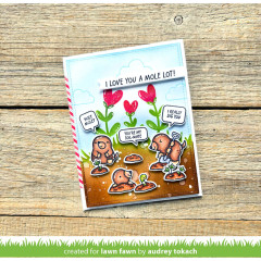 Clear Stamps - A Mole Lot Of Love