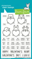 Clear Stamps - Critter Conversation Hearts