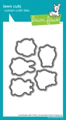 Lawn Cuts Dies - Critter Conversation Hearts