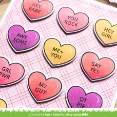 Clear Stamps - Critter Conversation Hearts Add-On