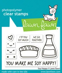 Clear Stamps - Soy Happy