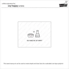 Clear Stamps - Soy Happy