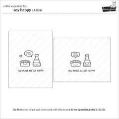Clear Stamps - Soy Happy