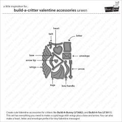 Lawn Cuts Dies - Build-A-Critter Valentine Accessories Stand-Alone