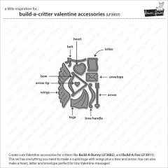 Lawn Cuts Dies - Build-A-Critter Valentine Accessories Stand-Alone