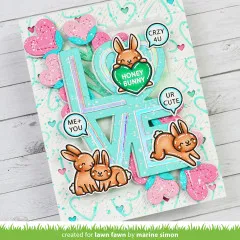 Lawn Cuts Dies - Heart Blooms Stand-Alone