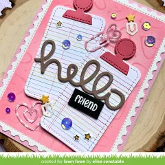 Lawn Cuts Dies - Paper Clips Stand-Alone