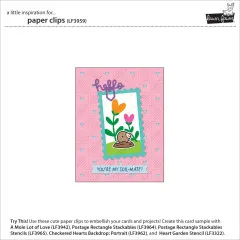 Lawn Cuts Dies - Paper Clips Stand-Alone