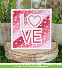 Lawn Cuts Dies - Quilted Heart Border Stand-Alone