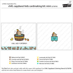 Lawn Fawn - Chill, Capybara! - Kids Cardmaking Kit Mini