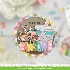 Lawn Fawn - Boba Cat - Kids Cardmaking Kit
