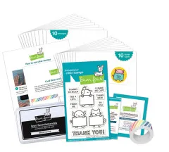 Lawn Fawn - Critter Thank Yous - Kids Cardmaking Kit