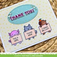 Lawn Fawn - Critter Thank Yous - Kids Cardmaking Kit Mini
